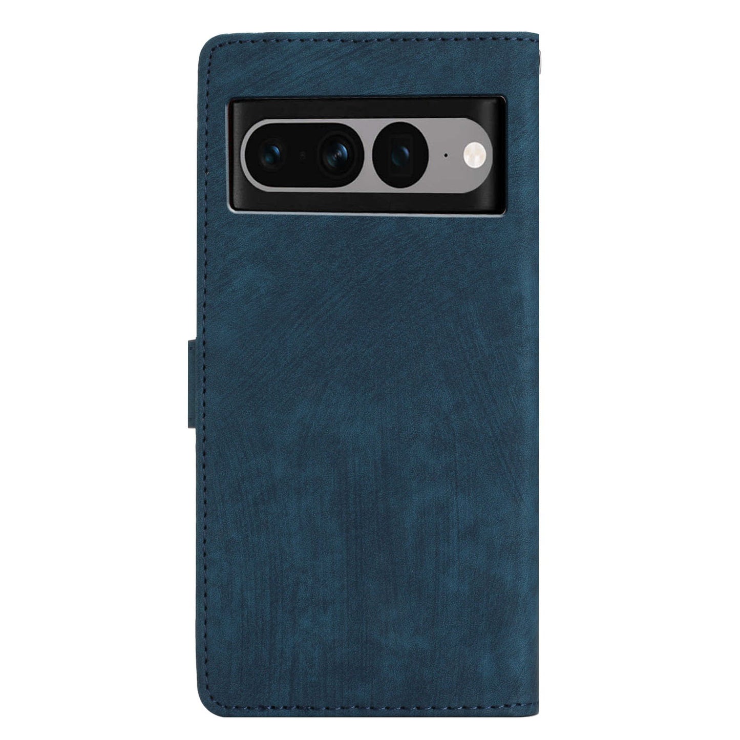 For Google Pixel 7 Pro 5G PU Leather+TPU Wallet Cover Skin-touch Stand Magnetic Phone Case