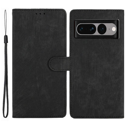 For Google Pixel 7 Pro 5G PU Leather+TPU Wallet Cover Skin-touch Stand Magnetic Phone Case