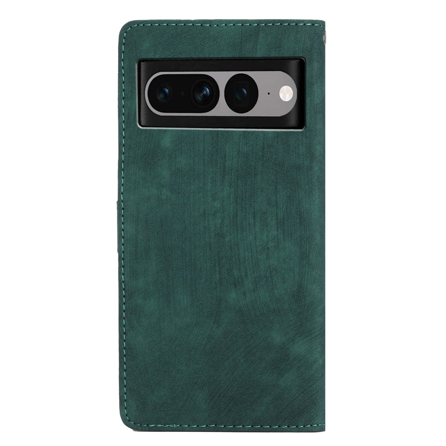 For Google Pixel 7 Pro 5G PU Leather+TPU Wallet Cover Skin-touch Stand Magnetic Phone Case