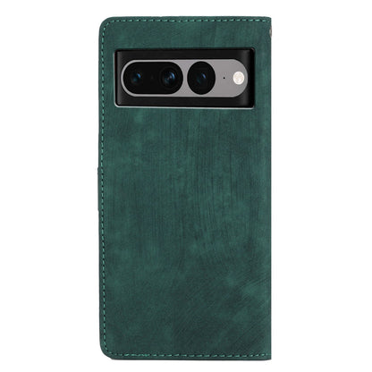For Google Pixel 7 Pro 5G PU Leather+TPU Wallet Cover Skin-touch Stand Magnetic Phone Case