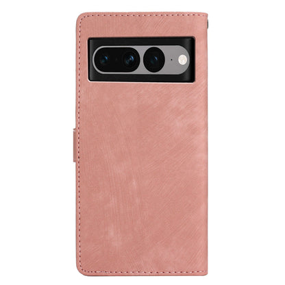 For Google Pixel 7 Pro 5G PU Leather+TPU Wallet Cover Skin-touch Stand Magnetic Phone Case