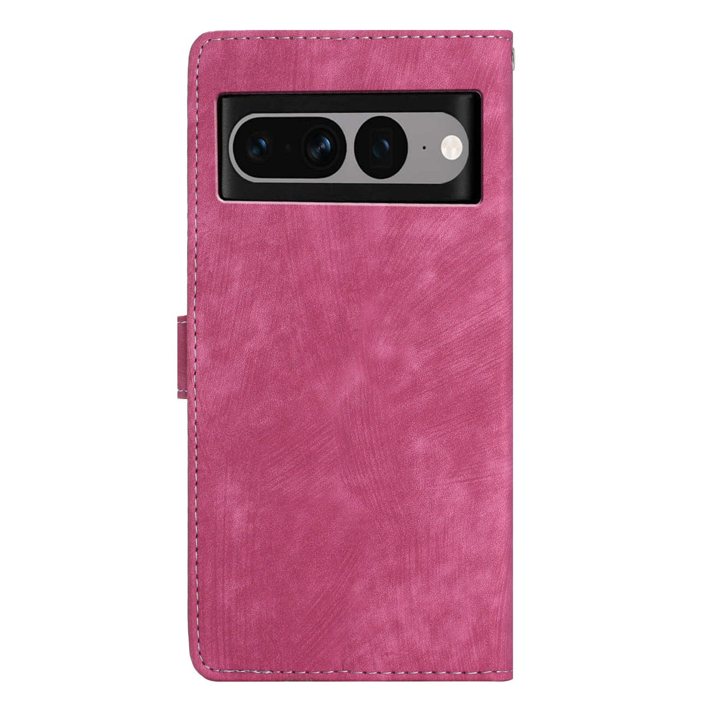 For Google Pixel 7 Pro 5G PU Leather+TPU Wallet Cover Skin-touch Stand Magnetic Phone Case
