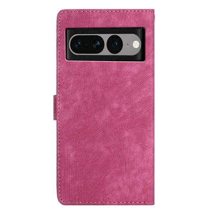 For Google Pixel 7 Pro 5G PU Leather+TPU Wallet Cover Skin-touch Stand Magnetic Phone Case