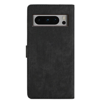 For Google Pixel 8 Pro Anti-Fingerprint PU Leather Wallet Cover Skin-Touch Stand Cell Phone Case