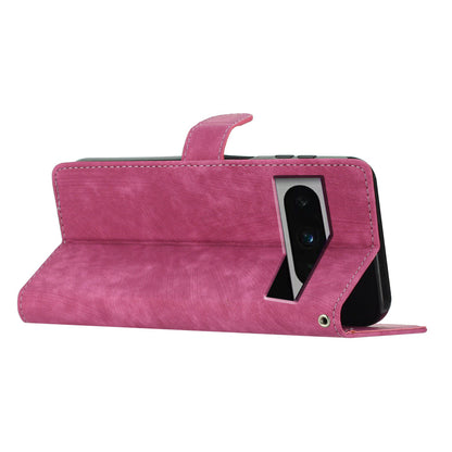 For Google Pixel 8 Pro Anti-Fingerprint PU Leather Wallet Cover Skin-Touch Stand Cell Phone Case