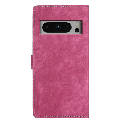 For Google Pixel 8 Pro Anti-Fingerprint PU Leather Wallet Cover Skin-Touch Stand Cell Phone Case