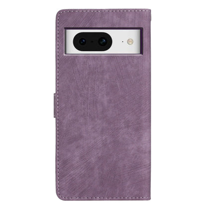 For Google Pixel 8 Solid Color Skin-touch Stand Leather Wallet Cover Cell Phone Case