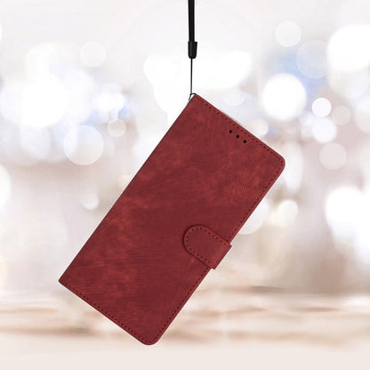 Wallet Shell for iPhone 14 Pro Max Solid Color Skin-touch PU Leather Anti-drop Stand Phone Case