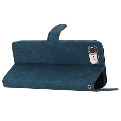 For iPhone 7 / 8 / SE (2020) / SE (2022) PU Leather Solid Color Cover Skin-touch Stand Wallet Phone Case