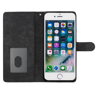 For iPhone 7 / 8 / SE (2020) / SE (2022) PU Leather Solid Color Cover Skin-touch Stand Wallet Phone Case