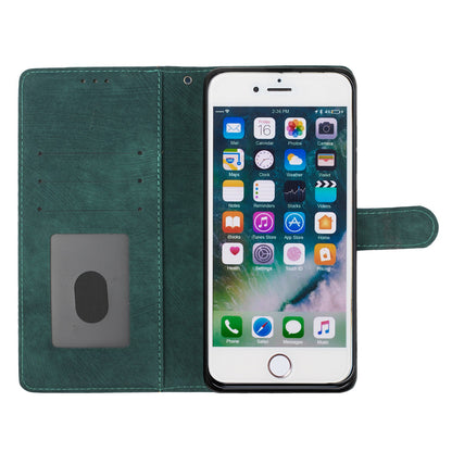 For iPhone 7 / 8 / SE (2020) / SE (2022) PU Leather Solid Color Cover Skin-touch Stand Wallet Phone Case