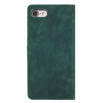 For iPhone 7 / 8 / SE (2020) / SE (2022) PU Leather Solid Color Cover Skin-touch Stand Wallet Phone Case