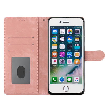 For iPhone 7 / 8 / SE (2020) / SE (2022) PU Leather Solid Color Cover Skin-touch Stand Wallet Phone Case