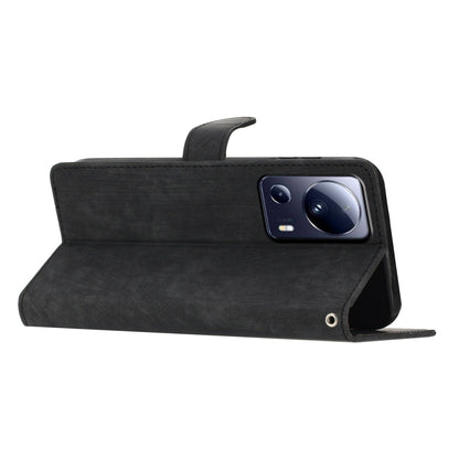 For Xiaomi 13 Lite / Civi 2 5G Solid Color Leather Wallet Cover Skin-touch Stand Cell Phone Case