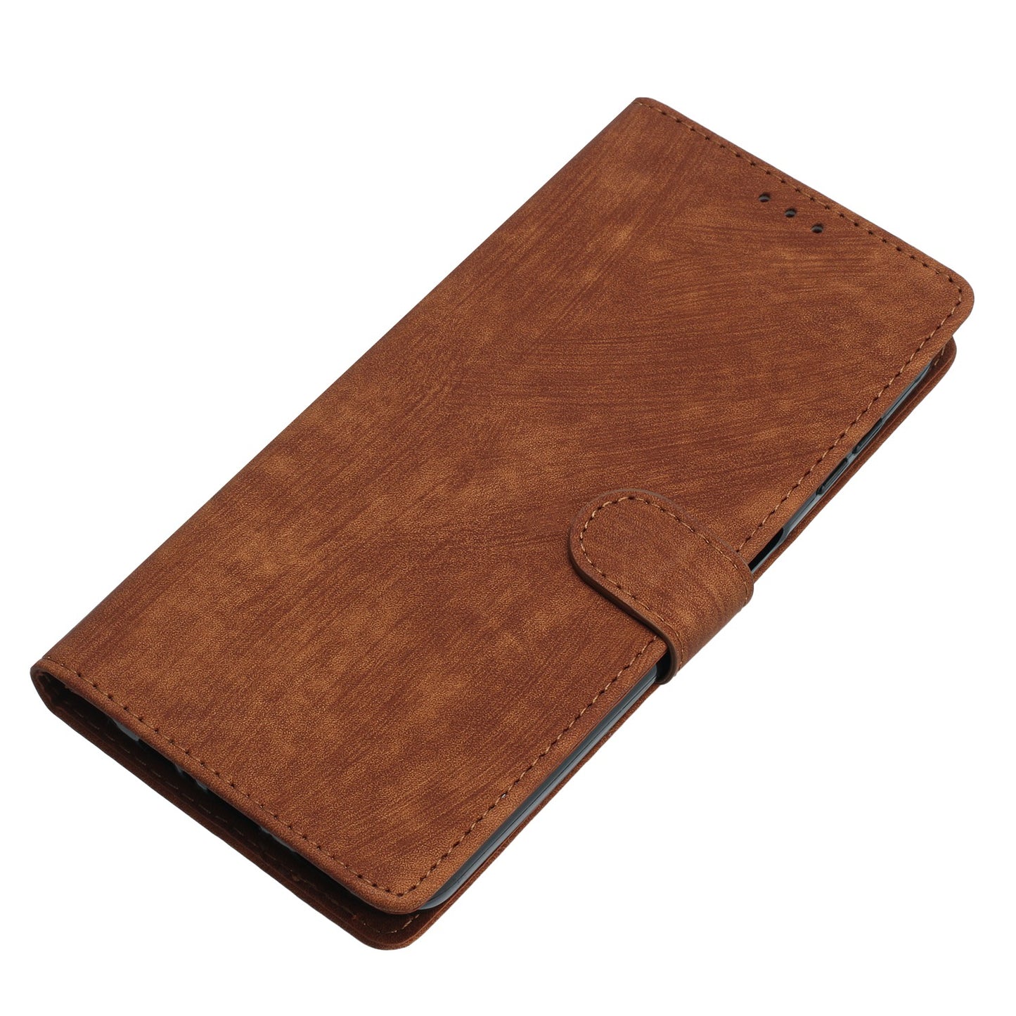 For Xiaomi 13 5G Solid Color Folio Flip PU Leather Wallet Cover Skin-touch Stand Phone Case