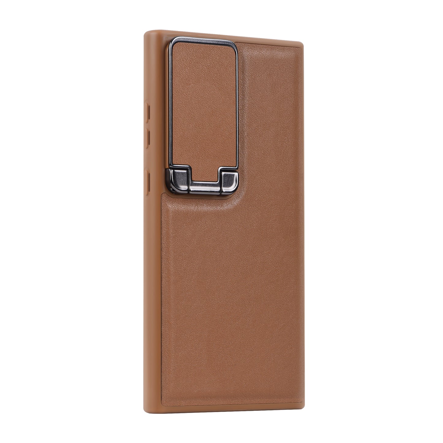 TPU PU Leather Case for Samsung Galaxy S23 Ultra 5G Anti-Drop Protective Cell Phone Shell with Lens Cover Kickstand