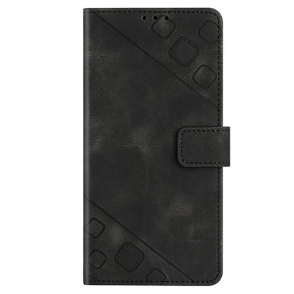PT005 YB Imprinting Series-6 for Nokia C02 Anti-Dust Phone Cover Leather Wallet Stand Skin-Touch Phone Case