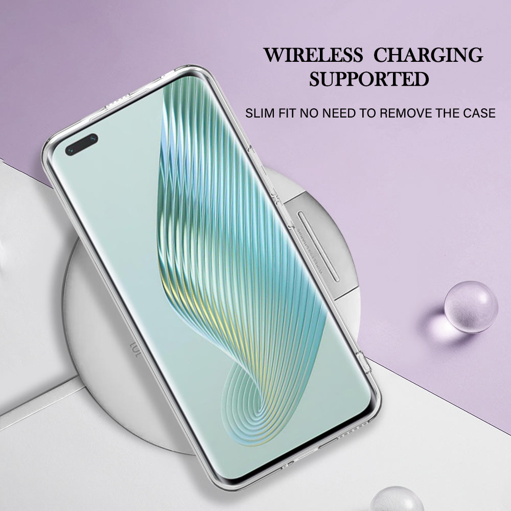 YB IMD Series-16 Style E For Honor Magic5 Pro TPU IMD Phone Case 2.0mm Marble Pattern Electroplating Cover