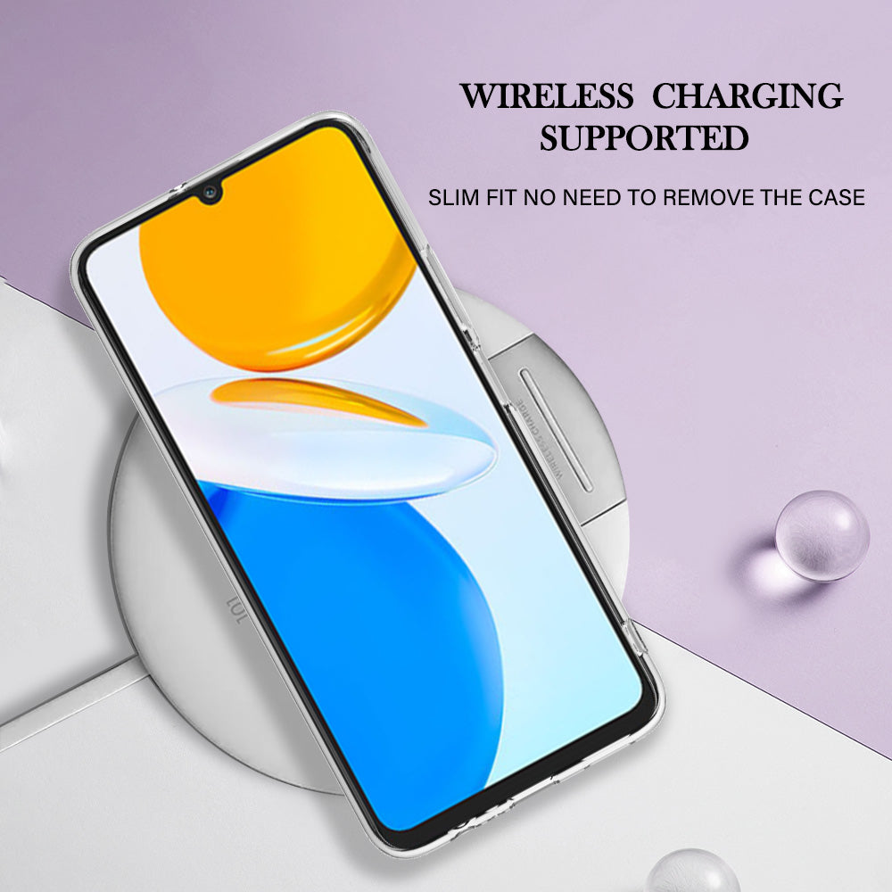 YB IMD Series-16 Style E Marble Pattern Phone Case for Honor X7 , 2.0mm Shockproof TPU IMD Electroplating Cover