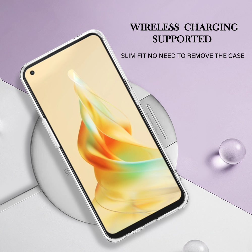 YB IMD Series-16 Style E 2.0mm TPU Phone Case for Oppo Reno8 T 4G , Electroplating IMD Marble Pattern Cover