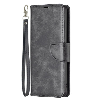 For Realme C33 2023 4G / C33 4G Solid Color Wallet Protective Shell Textured PU Leather Stand Phone Case