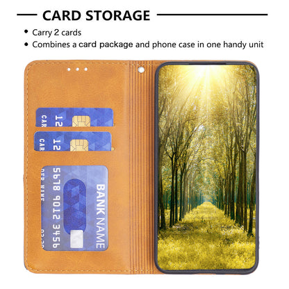 For Motorola Edge 40 Pro 5G / Moto X40 5G Imprinting Pattern PU Leather Card Holder Splicing Phone Stand Cover