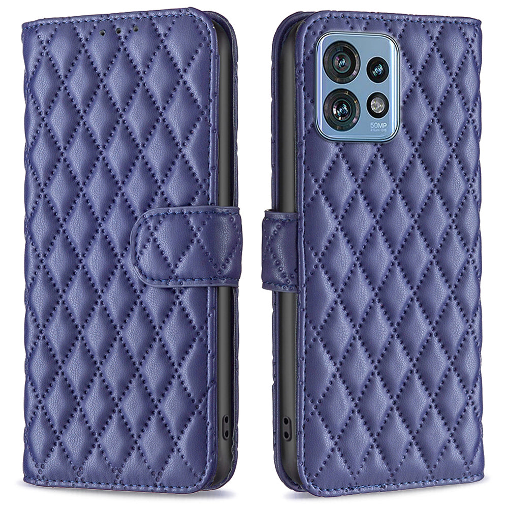 BINFEN COLOR BF Style-14 for Motorola Edge 40 Pro 5G / Moto X40 5G Phone Case Stand PU Leather Wallet Phone Cover