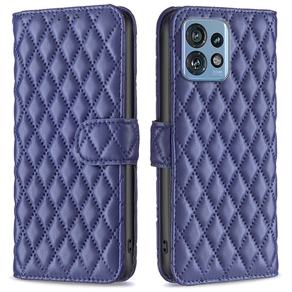 BINFEN COLOR BF Style-14 for Motorola Edge 40 Pro 5G / Moto X40 5G Phone Case Stand PU Leather Wallet Phone Cover