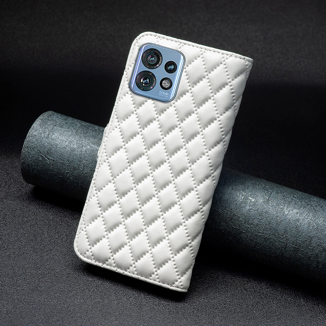 BINFEN COLOR BF Style-14 for Motorola Edge 40 Pro 5G / Moto X40 5G Phone Case Stand PU Leather Wallet Phone Cover