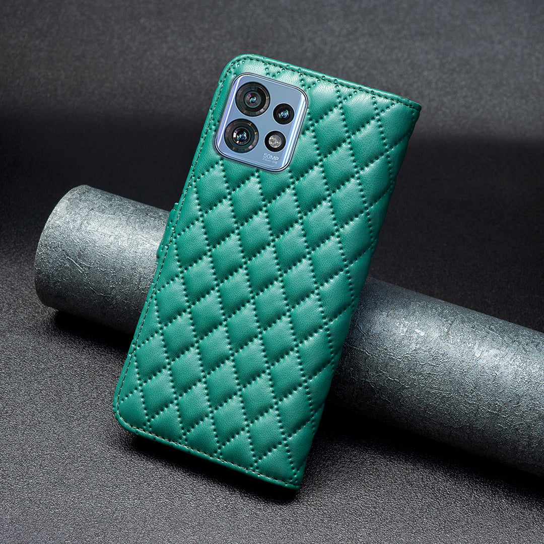 BINFEN COLOR BF Style-14 for Motorola Edge 40 Pro 5G / Moto X40 5G Phone Case Stand PU Leather Wallet Phone Cover