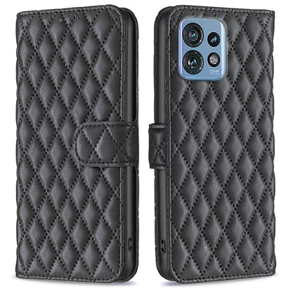 BINFEN COLOR BF Style-14 for Motorola Edge 40 Pro 5G / Moto X40 5G Phone Case Stand PU Leather Wallet Phone Cover