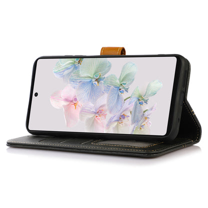 For Google Pixel 8 5G PU Leather Wallet Stand Case Calf Texture Protective Phone Cover