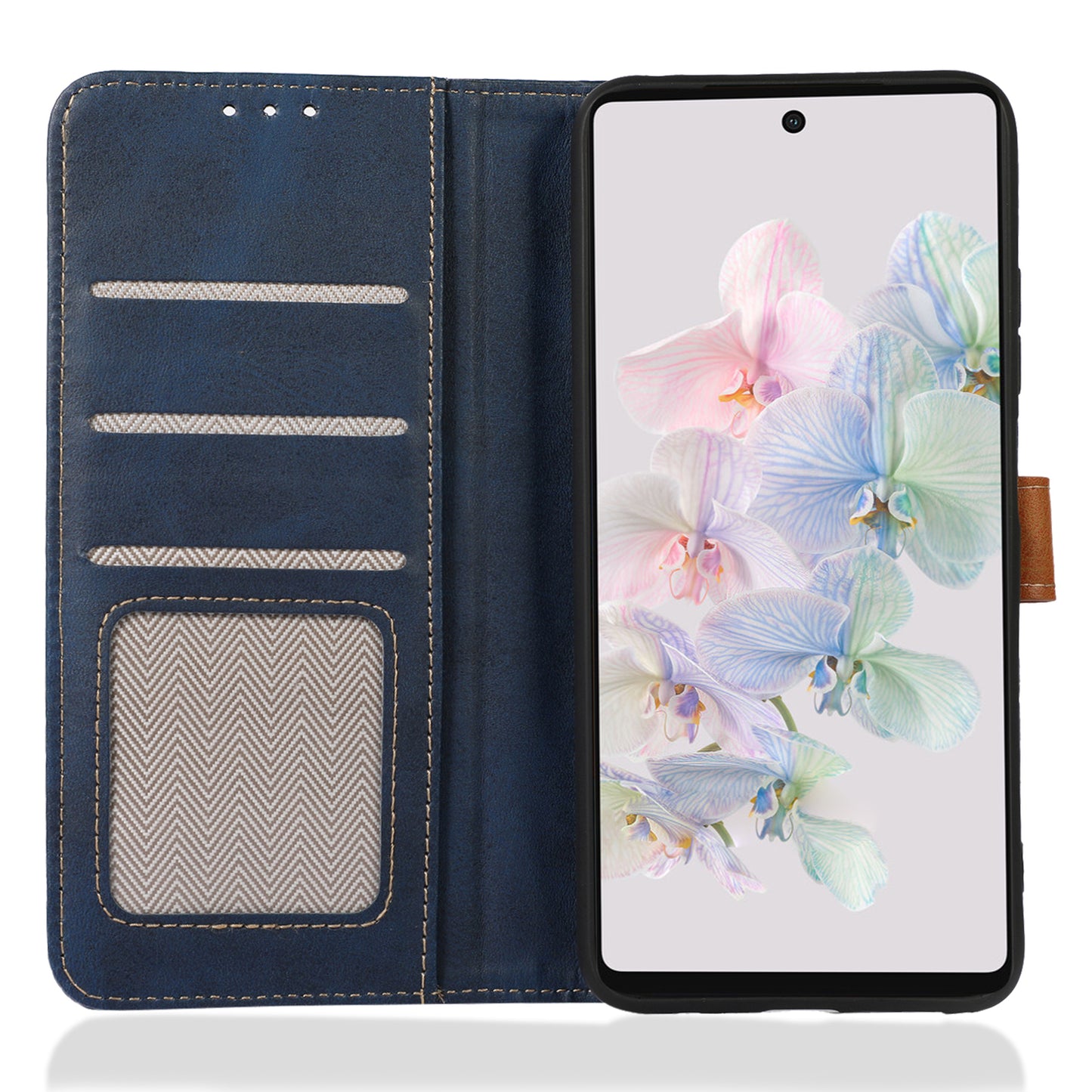 For Google Pixel 8 5G PU Leather Wallet Stand Case Calf Texture Protective Phone Cover