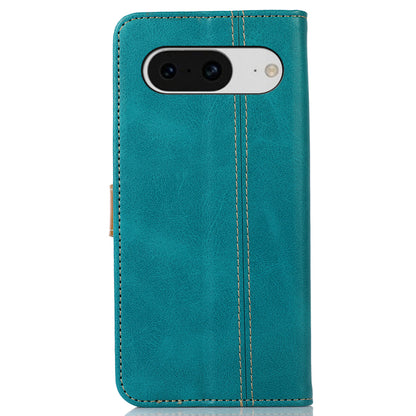 For Google Pixel 8 5G PU Leather Wallet Stand Case Calf Texture Protective Phone Cover