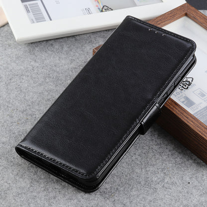 For Google Pixel 8 5G PU Leather+TPU Phone Cover Crazy Horse Texture Cellphone Wallet Stand Case