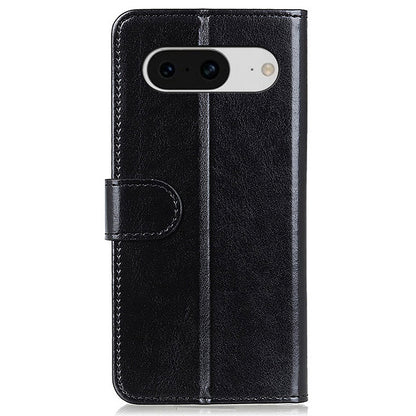 For Google Pixel 8 5G PU Leather+TPU Phone Cover Crazy Horse Texture Cellphone Wallet Stand Case