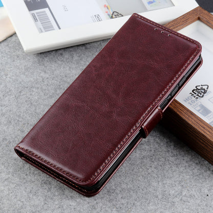 For Google Pixel 8 5G PU Leather+TPU Phone Cover Crazy Horse Texture Cellphone Wallet Stand Case