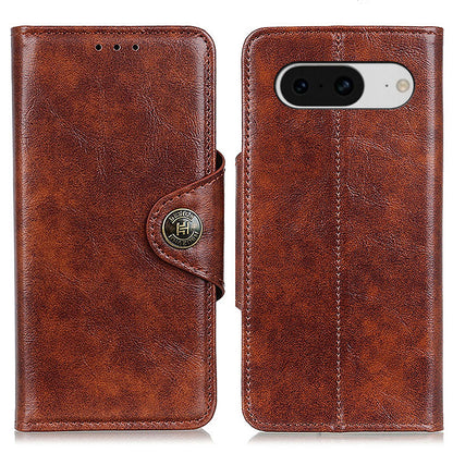 KHAZHEN for Google Pixel 8 Phone Stand Case Drop Resistant PU Leather Wallet Cover