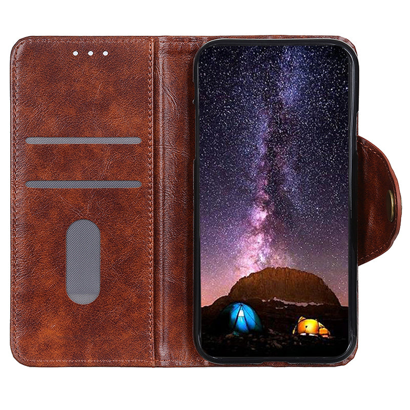 KHAZHEN for Google Pixel 8 Phone Stand Case Drop Resistant PU Leather Wallet Cover