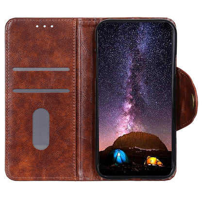 KHAZHEN for Google Pixel 8 Phone Stand Case Drop Resistant PU Leather Wallet Cover