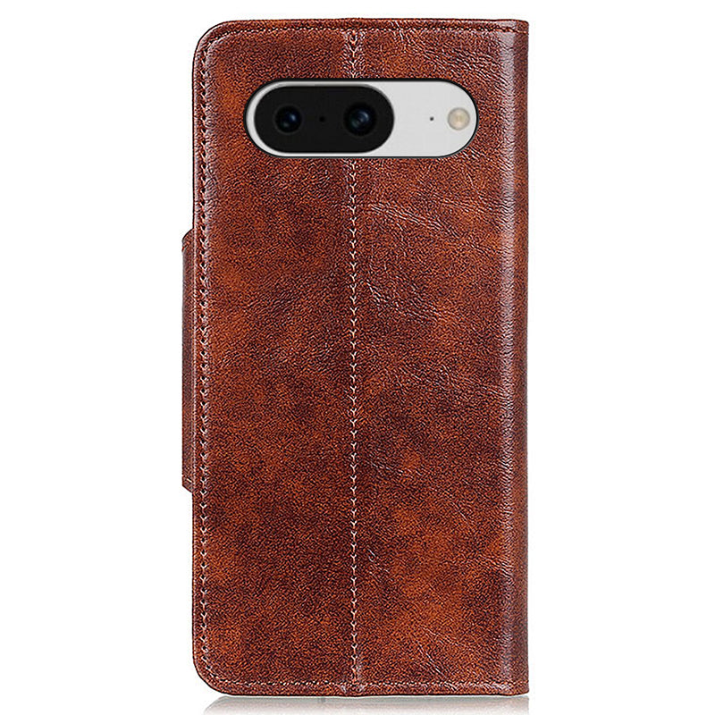 KHAZHEN for Google Pixel 8 Phone Stand Case Drop Resistant PU Leather Wallet Cover