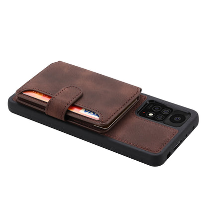 For Xiaomi Redmi Note 11 Pro 4G (MediaTek) / 5G (Qualcomm) / Note 12 Pro 4G Kickstand Phone Case RFID Blocking Wallet Cover