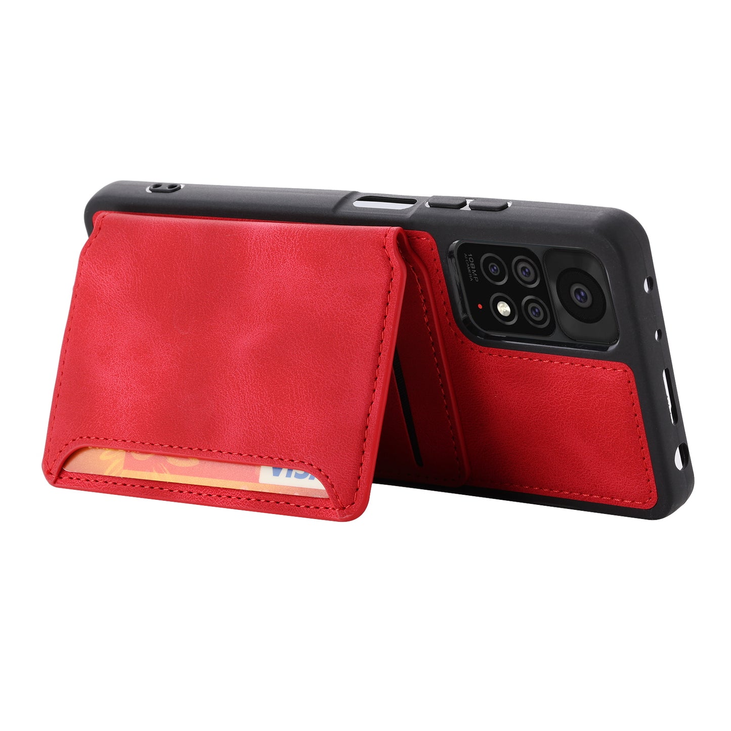 For Xiaomi Redmi Note 11 Pro 4G (MediaTek) / 5G (Qualcomm) / Note 12 Pro 4G Kickstand Phone Case RFID Blocking Wallet Cover