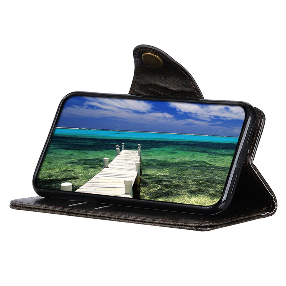 KHAZHEN for Google Pixel 8 Pro Anti-scratch Phone Stand Case PU Leather Wallet Cover