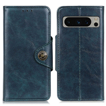 KHAZHEN for Google Pixel 8 Pro Anti-scratch Phone Stand Case PU Leather Wallet Cover