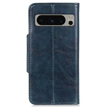 KHAZHEN for Google Pixel 8 Pro Anti-scratch Phone Stand Case PU Leather Wallet Cover