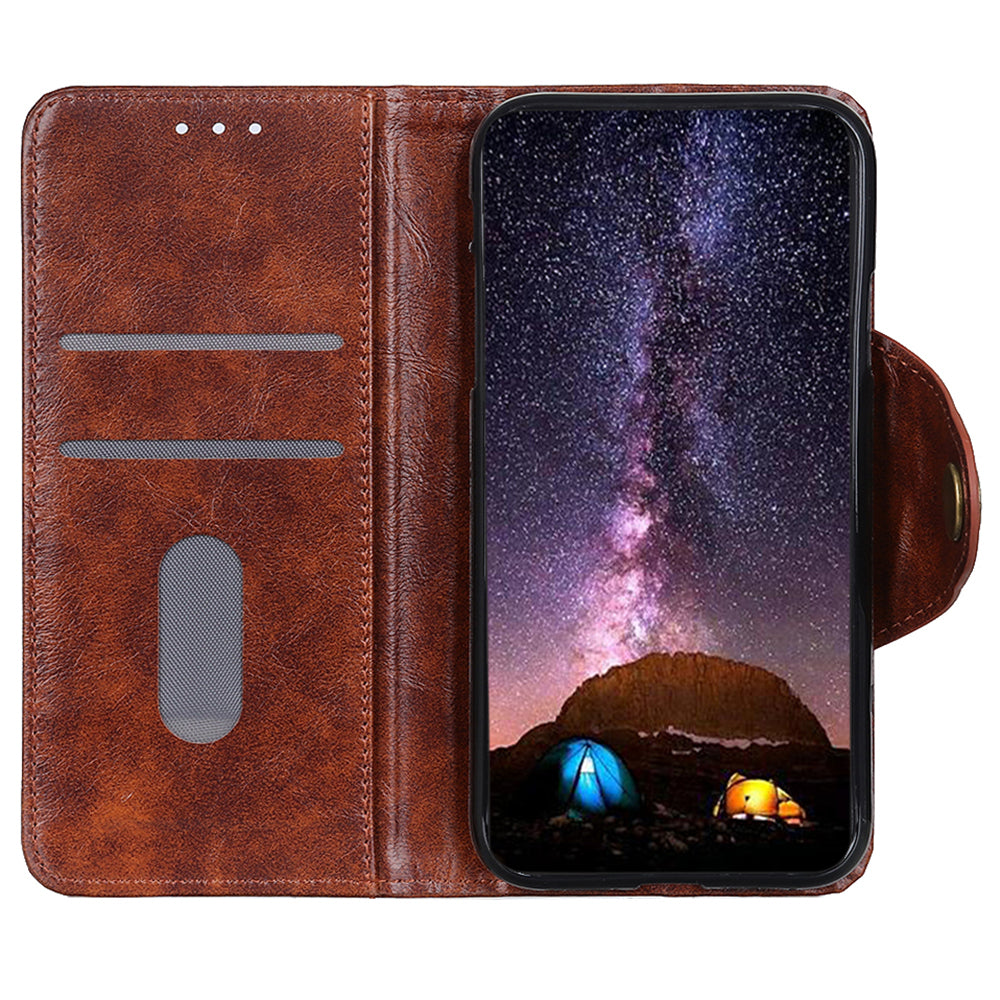 KHAZHEN for Google Pixel 8 Pro Anti-scratch Phone Stand Case PU Leather Wallet Cover