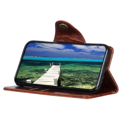 KHAZHEN for Google Pixel 8 Pro Anti-scratch Phone Stand Case PU Leather Wallet Cover