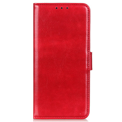 Phone Cover for Google Pixel 8 Pro PU Leather+TPU Wallet Crazy Horse Texture Cellphone Case