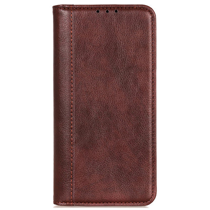 For Google Pixel 8 Pro Anti-Scratch Litchi Texture Mobile Phone Case Split Leather+TPU Phone Cover Wallet